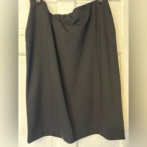 Ann Taylor Factory black stretch pencil skirt NWT sz L